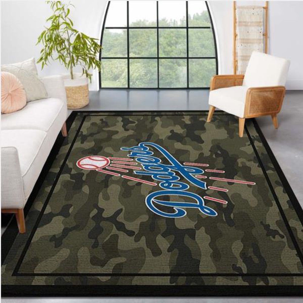 MLB Los Angeles Dodgers Logo Camo Style Nice Gift Home Decor