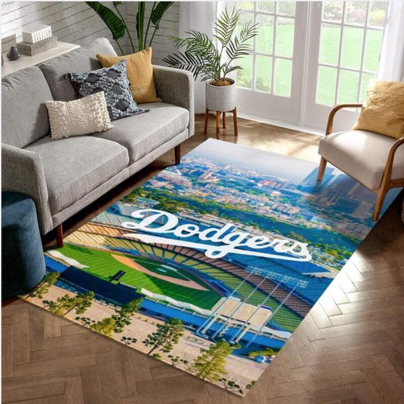 MLB Los Angeles Dodgers Rug Bedroom Rug Home Decor Floor Decor