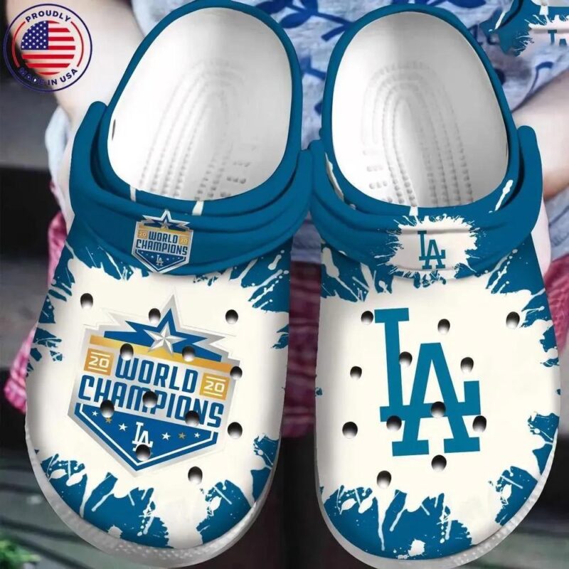 MLB Los Angles Dodgers Crocs Crocband Clog World Champions For Fans