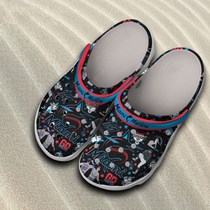 MLB Miami Marlins Crocs Marlins Shoes For Men Women And Kids