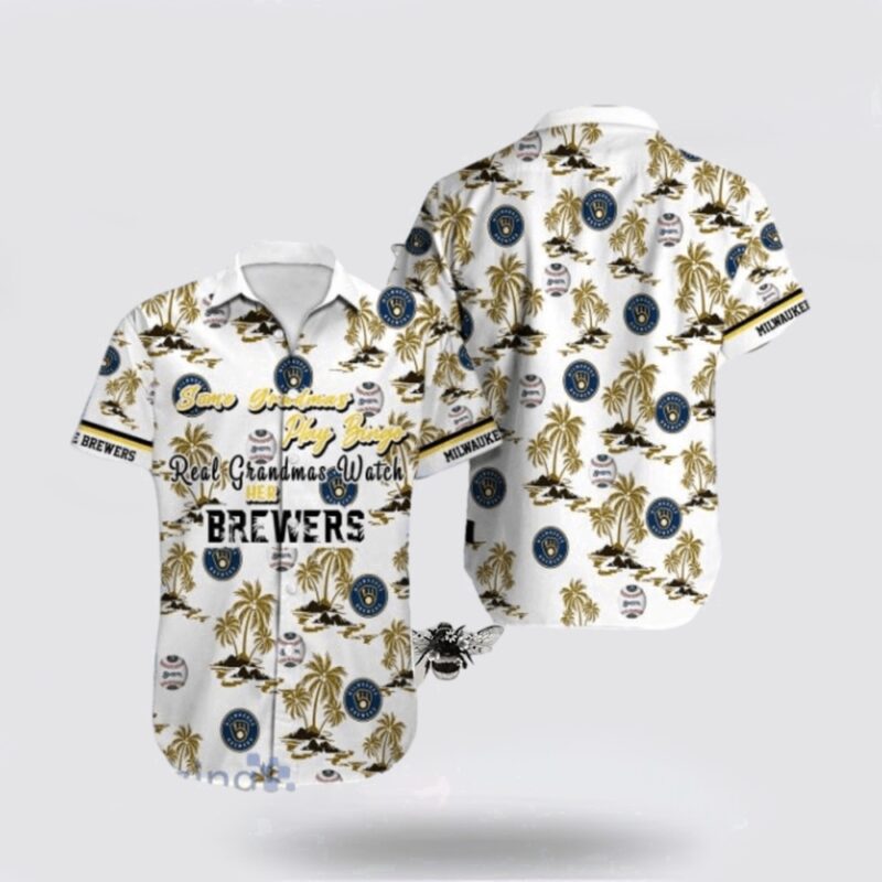 MLB Milwaukee Brewers Hawaiian Shirt Dive Into Tropical Style For Fans