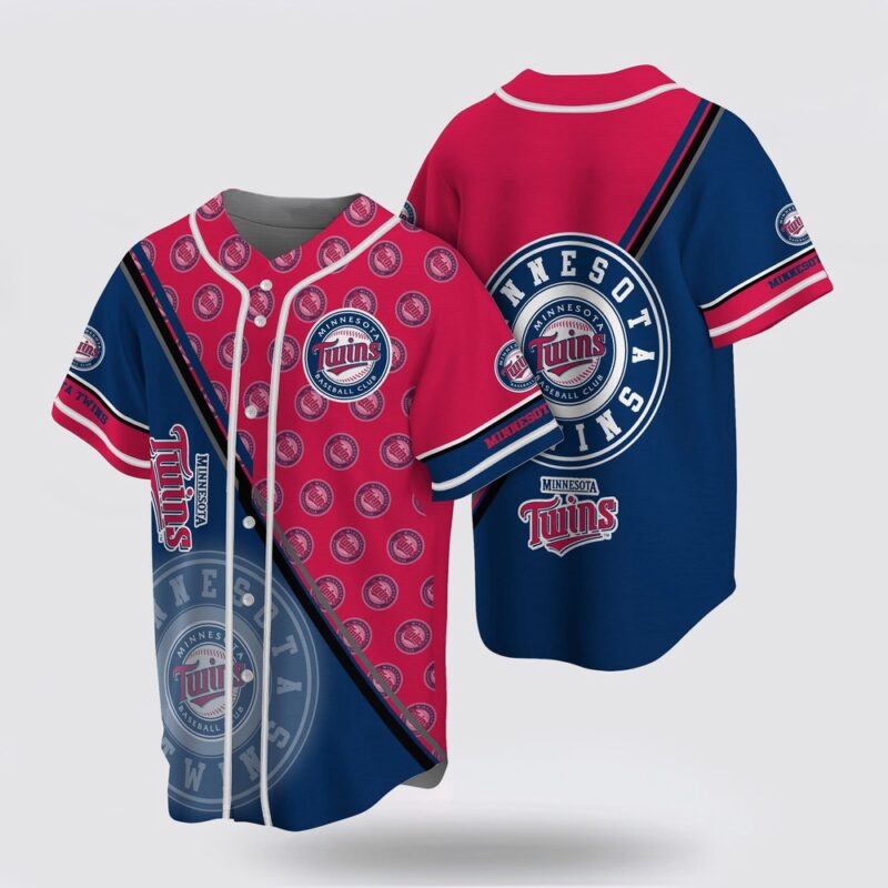 MLB Minnesota Twins Baseball Jersey Simple Design For Fans Jersey