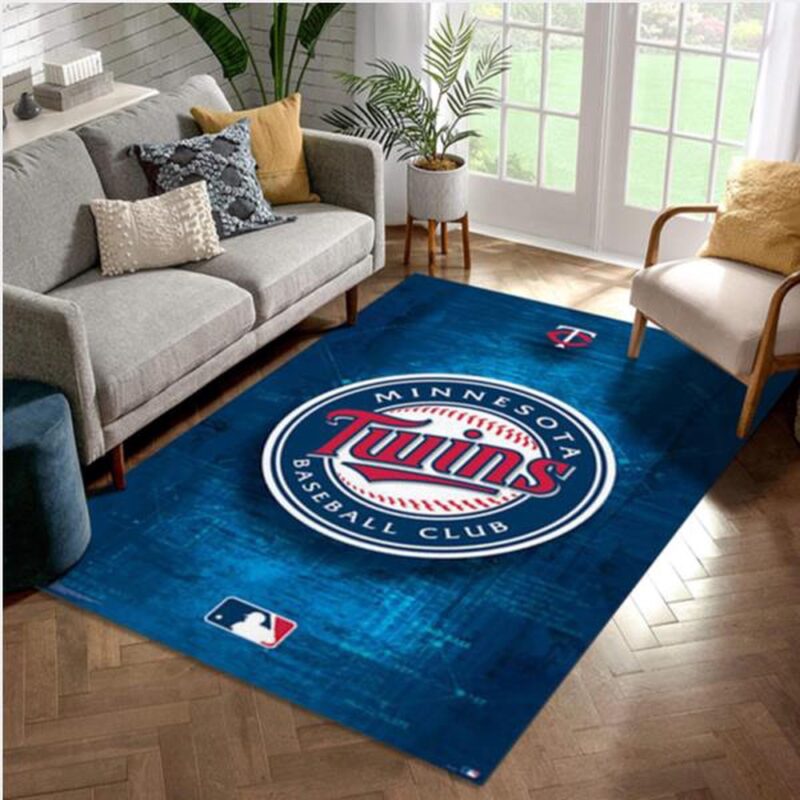 MLB Minnesota Twins Clubs Area Rug Living Room Rug Home Decor Floor Decor