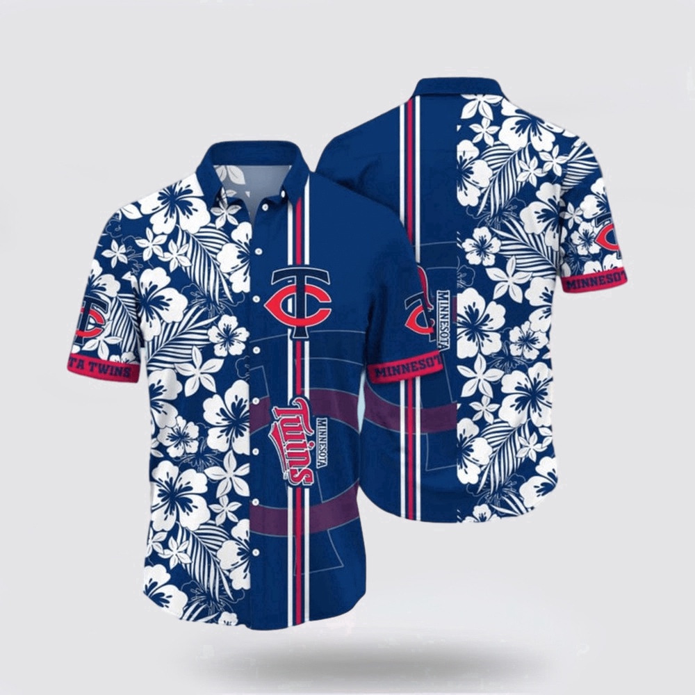 MLB Minnesota Twins Hawaiian Shirt Turn The Beach Into A Catwalk With Stylish Coastal Outfits For Fans