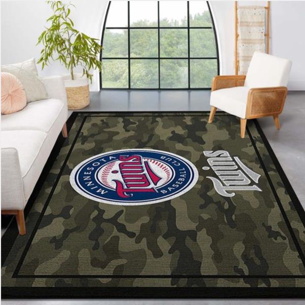 MLB Minnesota Twins Logo Camo Style Nice Gift Home Decor