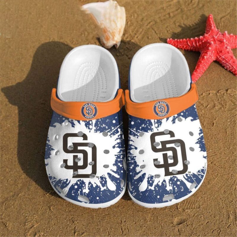 MLB San Diego Padres Crocband Clogs Padres Gear For Men Women And Kids