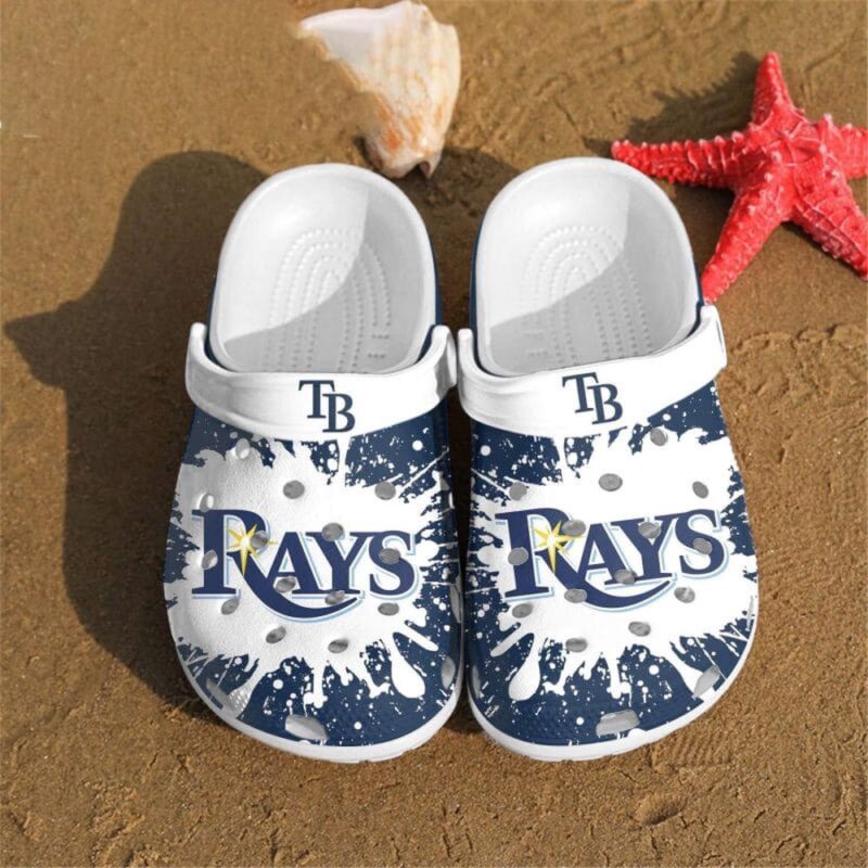 MLB Tampa Bay Rays Crocband Clogs Rays Gear For Men Women And Kids