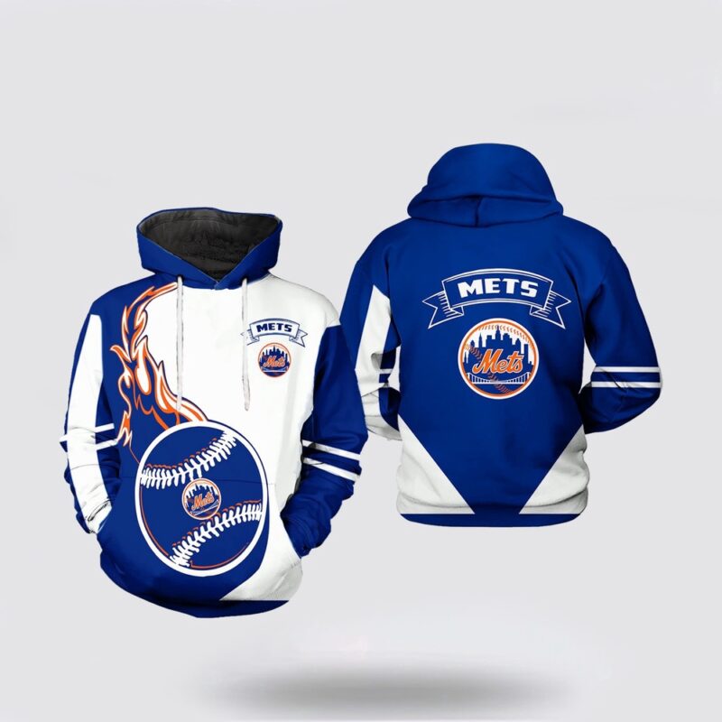 MLB New York Mets 3D Hoodie Classic For Fan MLB