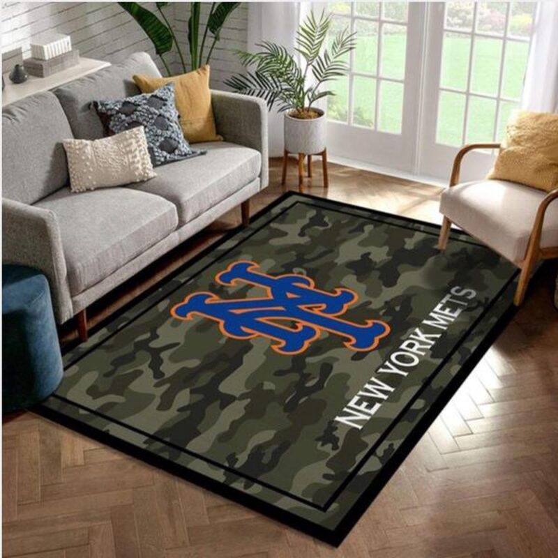 MLB New York Mets Area Rug Floor Decor The Us Decor