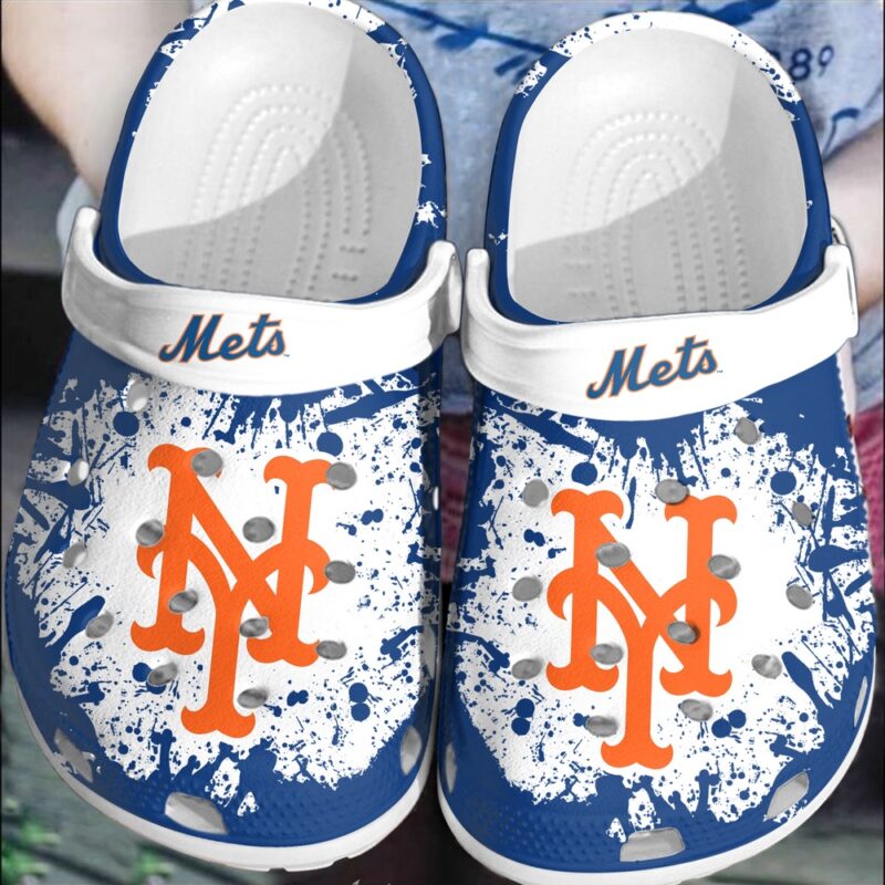 MLB New York Mets Crocs Clog For Fan Baseball