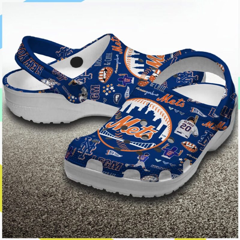 MLB New York Mets Crocs Shoes New York Mets For Men Women And Kids