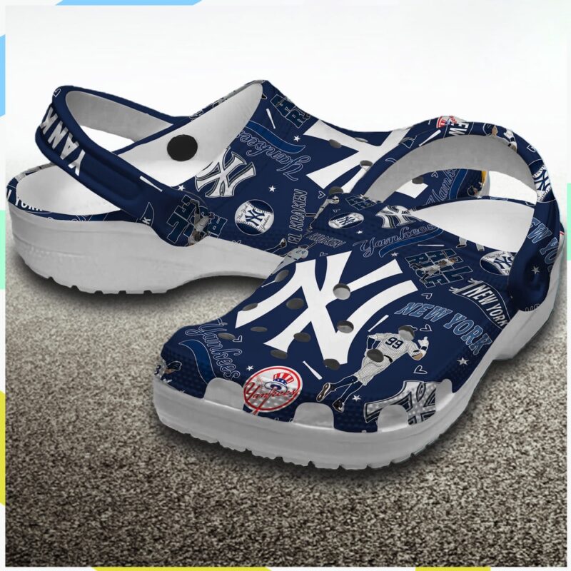 MLB New York Yankees Crocs Shoes New York Yankees For Men Women And Kids