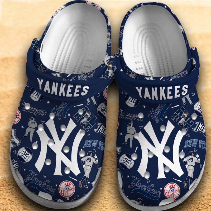 MLB New York Yankees Crocs Shoes New York Yankees For Men Women And Kids