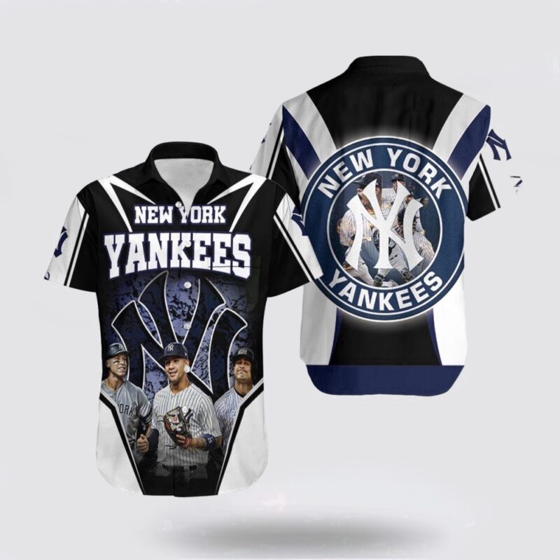 MLB New York Yankees Hawaiian Shirt Aaron Judge Gleyber Torres Giancarlo For Fan MLB