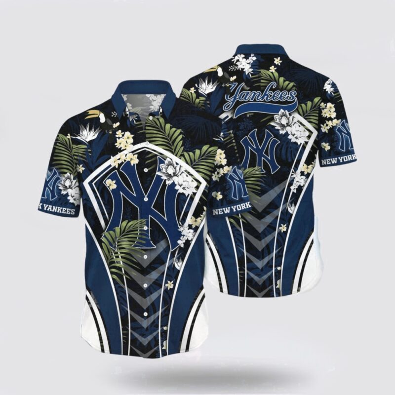 MLB New York Yankees Hawaiian Shirt Embrace The Energetic Summer With Fashionable For Fans