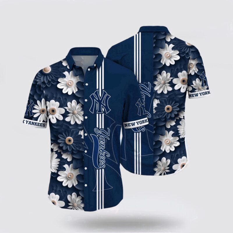 MLB New York Yankees Hawaiian Shirt Explore Ocean Vibes With The Unique For Fans