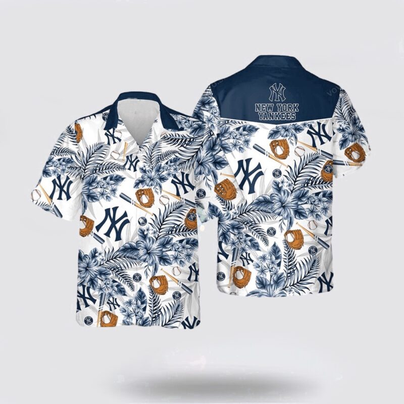 MLB New York Yankees Hawaiian Shirt Feel The Aloha Spirit With The Charming Coastal Collection For Fans