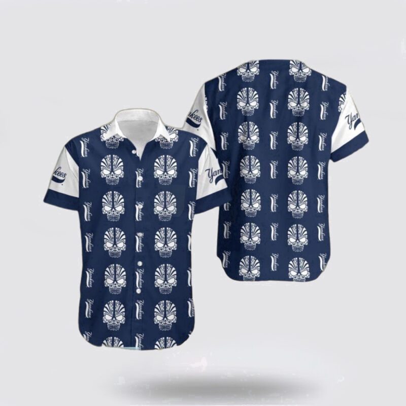 MLB New York Yankees Hawaiian Shirt Immerse Yourself In Tropical Style For Fans
