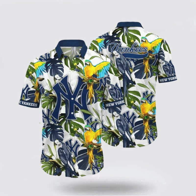 MLB New York Yankees Hawaiian Shirt Surfing In Style With The Super Cool For Fans