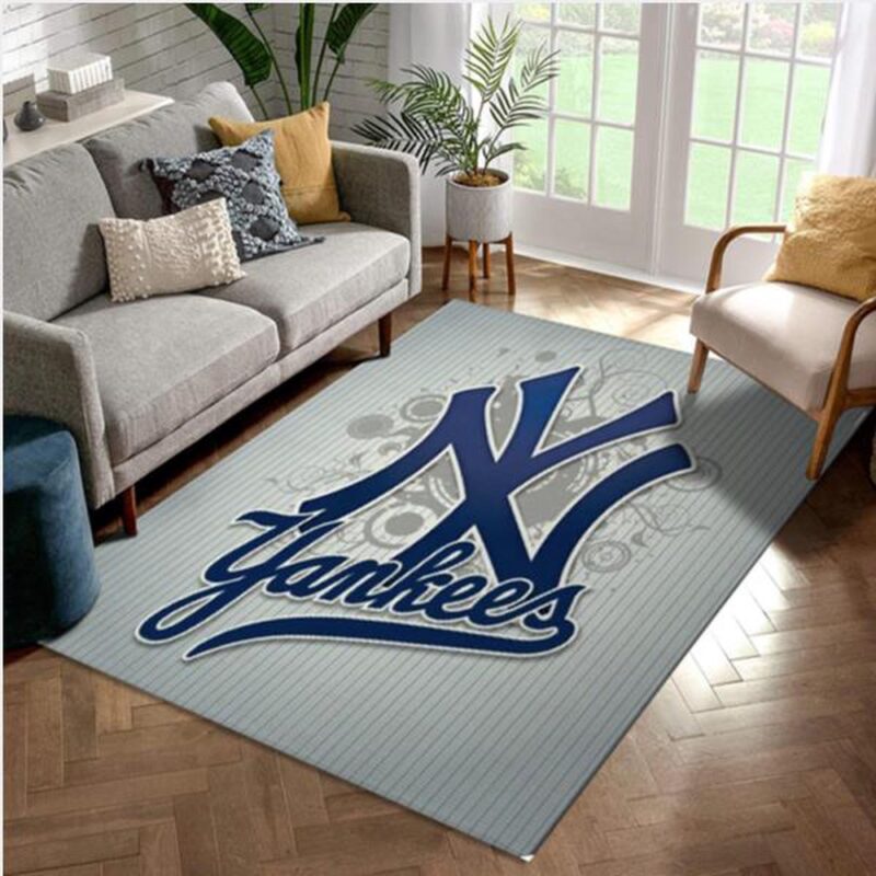 MLB New York Yankees Rug Bedroom Rug US Gift Decor