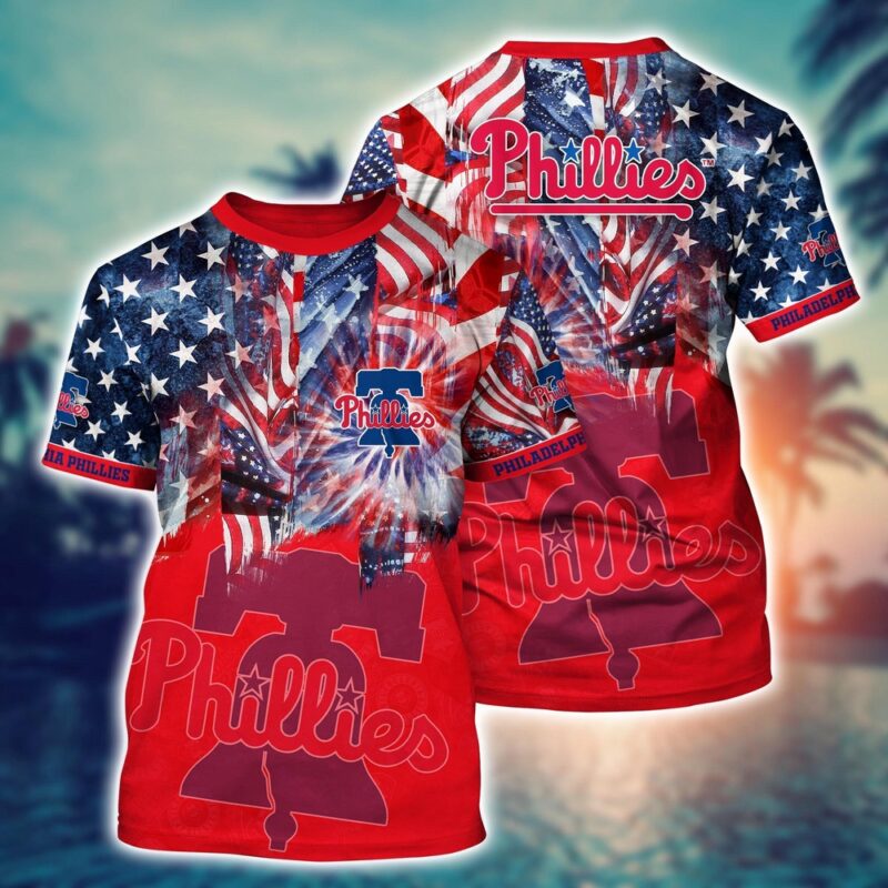 MLB Philadelphia Phillies 3D T-Shirt Hawaiian Heatwave For Fans Sports