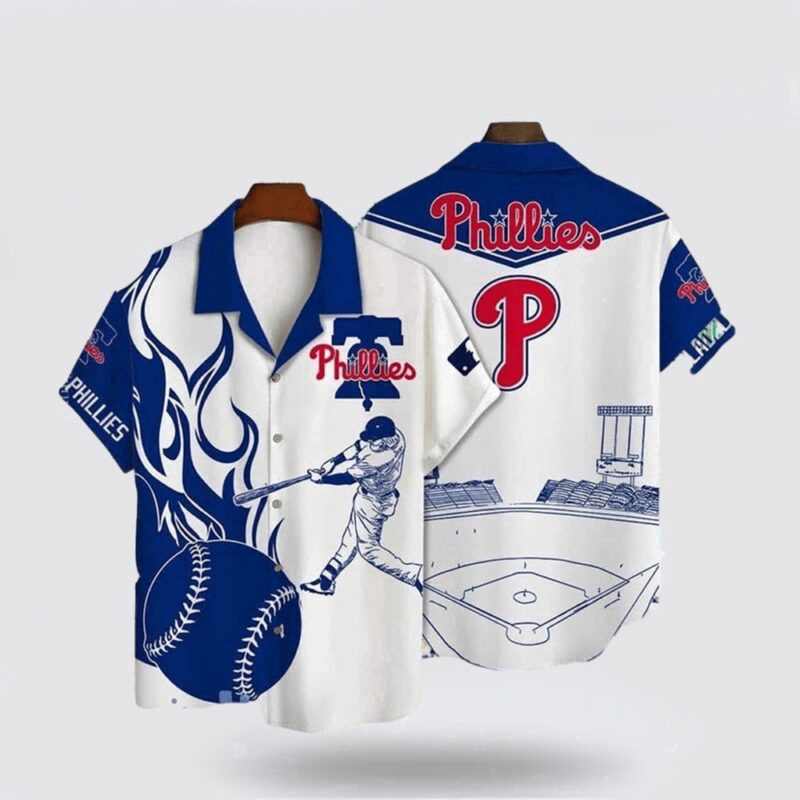 MLB Philadelphia Phillies Hawaiian Shirt Chic Coastal Vibes Rock Your Summer With Stylish Outfits For Fans