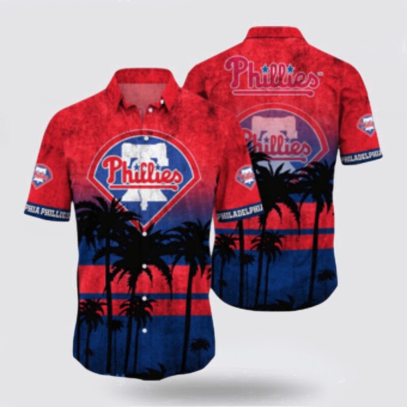 MLB Philadelphia Phillies Hawaiian Shirt Immerse Yourself In The Sea Breeze For Fans