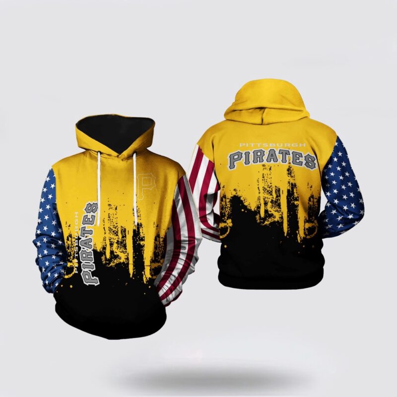 MLB Pittsburgh Pirates 3D Hoodie Team US For Fan MLB
