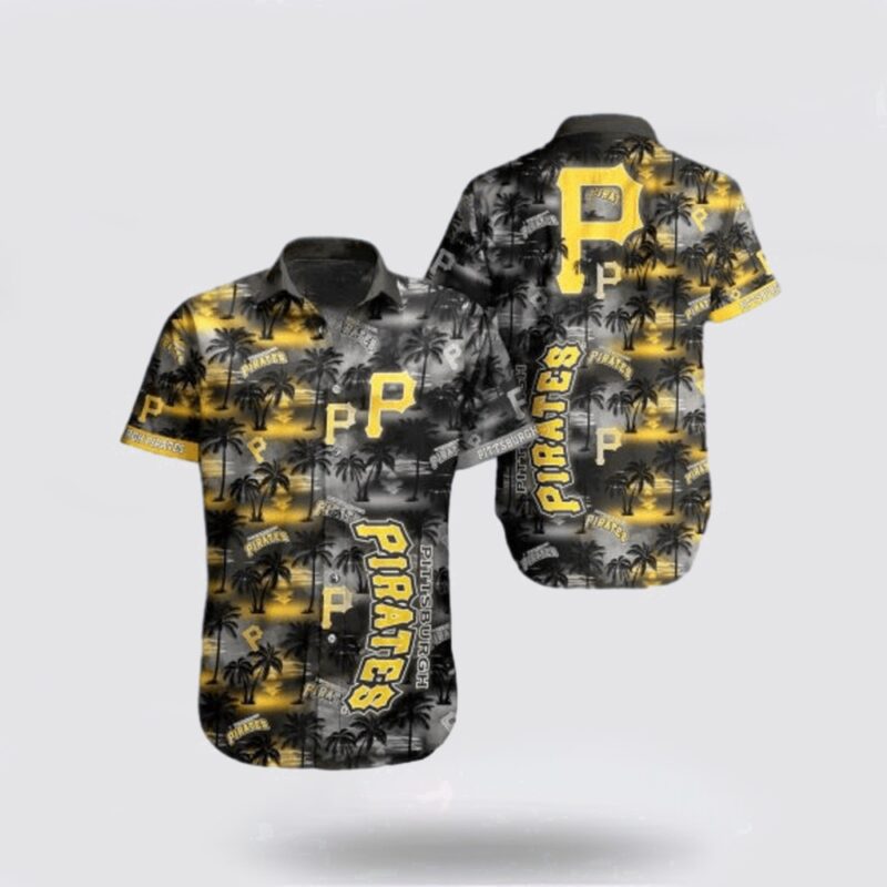 MLB Pittsburgh Pirates Hawaiian Shirt Set Your Spirit Free With The Breezy For Fans