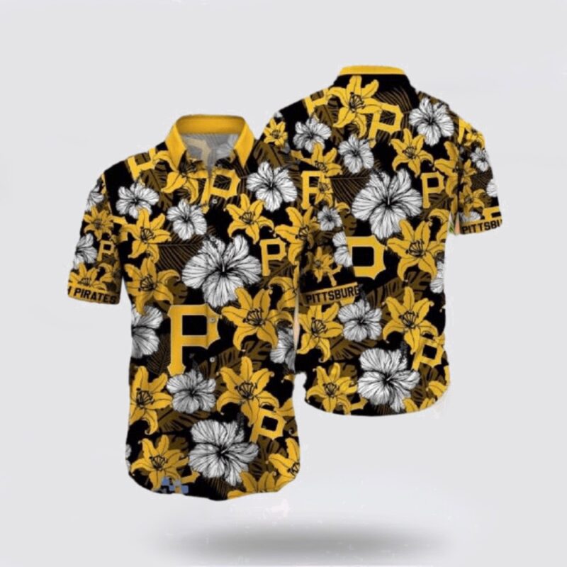 MLB Pittsburgh Pirates Tropical Hawaiian Shirt Escape To Paradise Your Ultimate Tropical For Fans