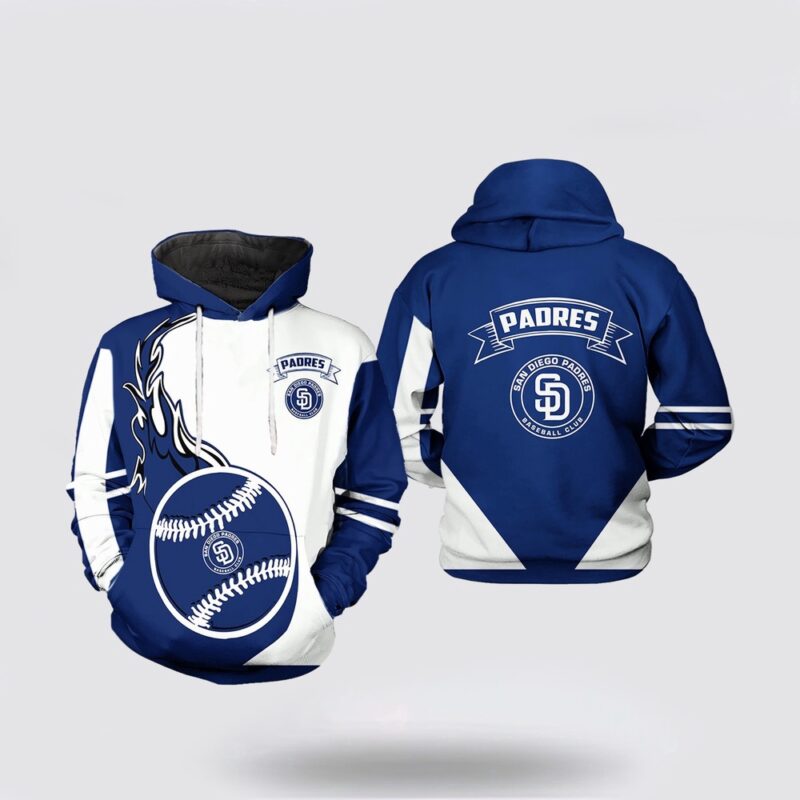 MLB San Diego Padres 3D Hoodie Classic For Fan MLB