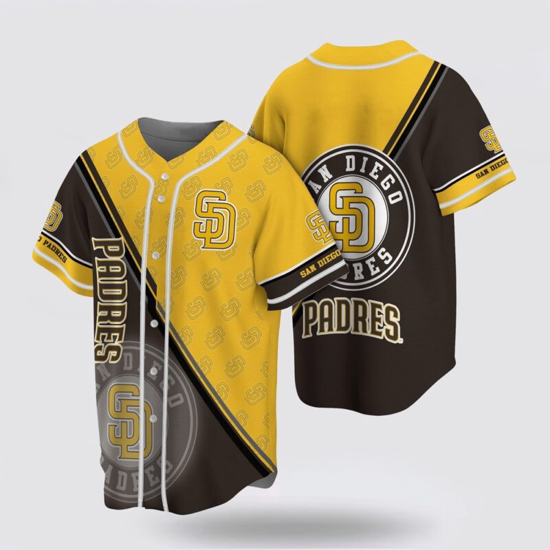 MLB San Diego Padres Baseball Jersey Simple Design For Fans Jersey