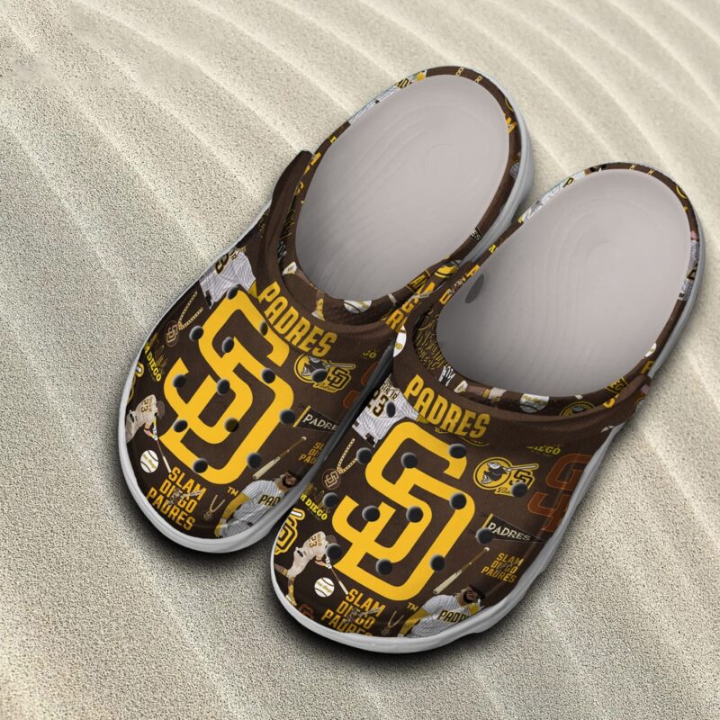MLB San Diego Padres Crocs Shoes San Diego Padres Merch For Men Women And Kids