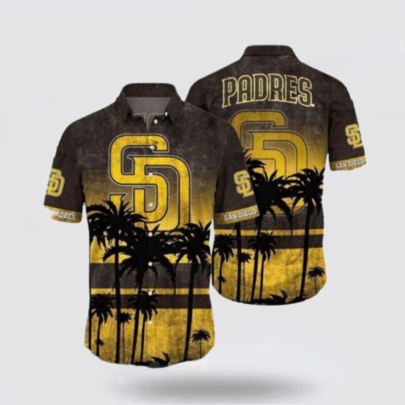 MLB San Diego Padres Hawaiian Shirt Surfing In Style With The Super Cool For Fans