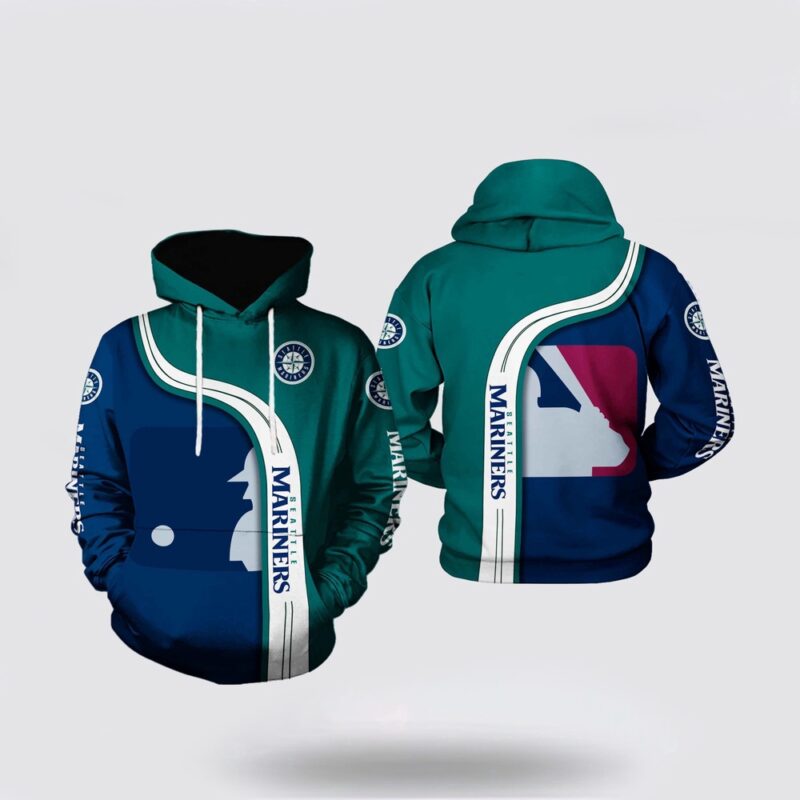 MLB Seattle Mariners 3D Hoodie Team For Fan MLB