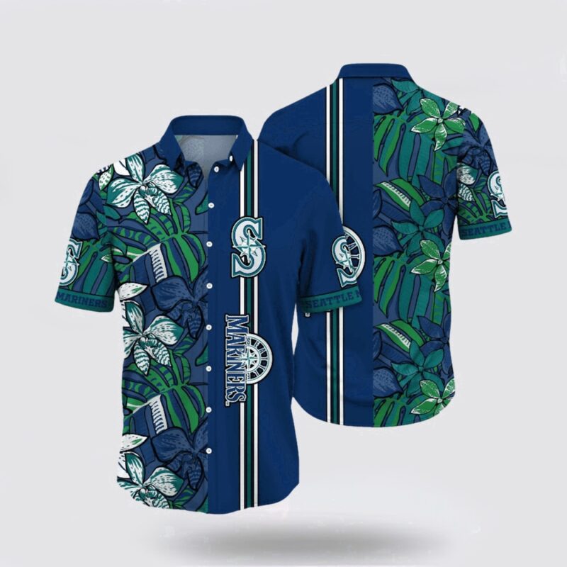MLB Seattle Mariners Hawaiian Shirt Immerse Yourself In The Sea Breeze With Exotic Outfits For Fans