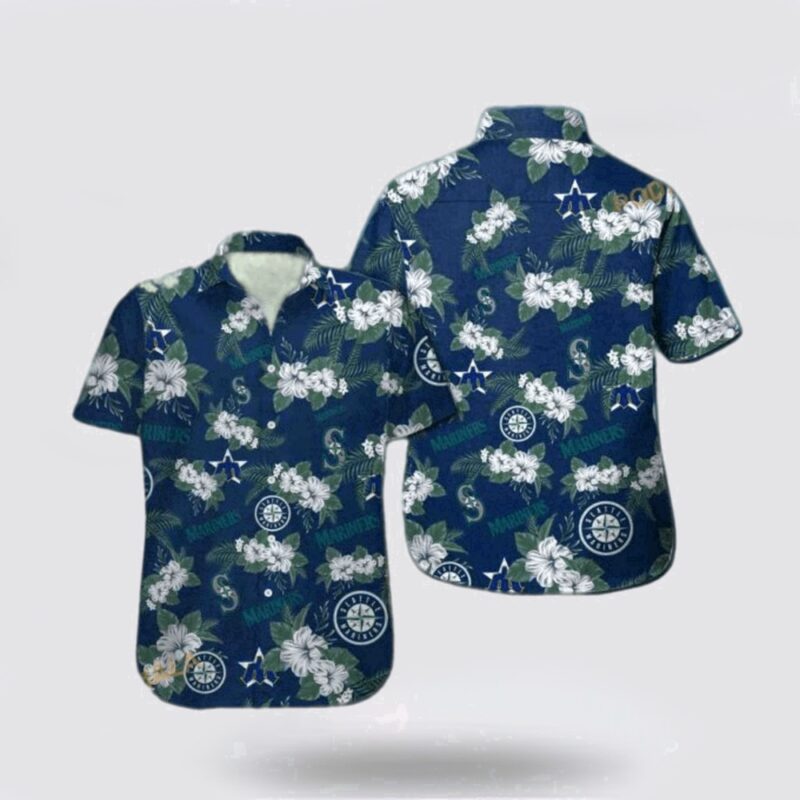 MLB Seattle Mariners Hawaiian Shirt Immerse Yourself In Tropical Style For Fans