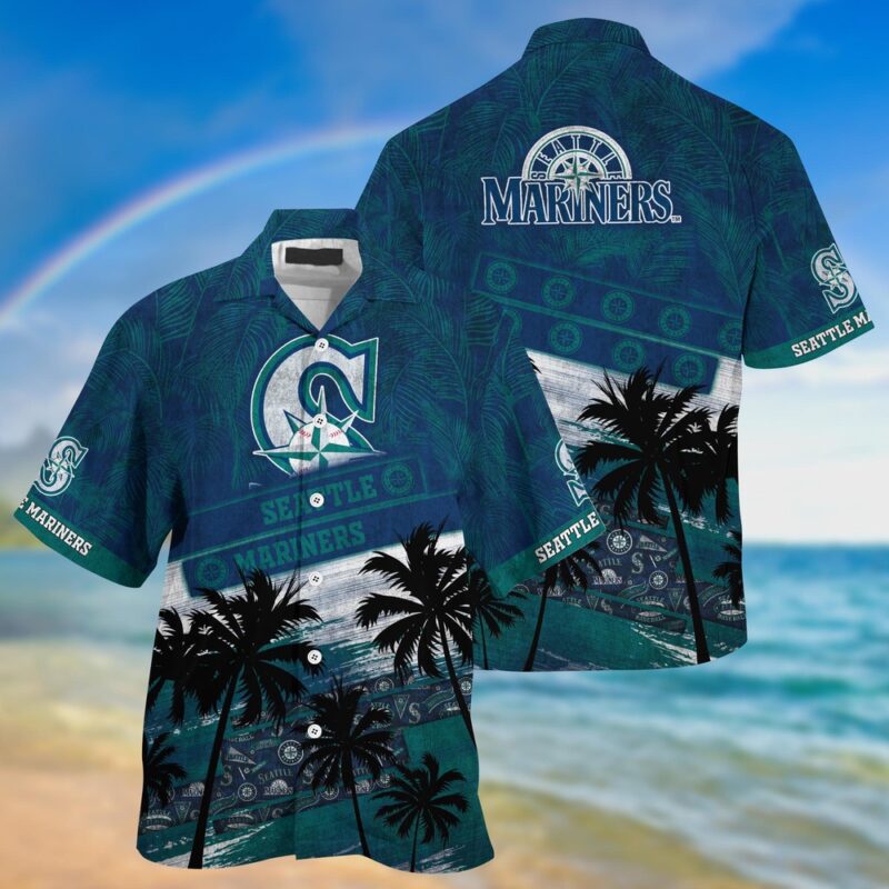 MLB Seattle Mariners Hawaiian Shirt Palm Tree Pattern For Fans Sports