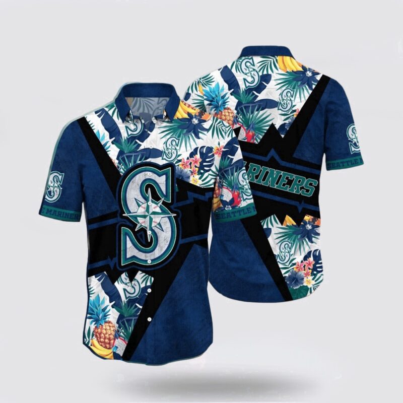 MLB Seattle Mariners Hawaiian Shirt Set Your Spirit Free With The Breezy For Fans