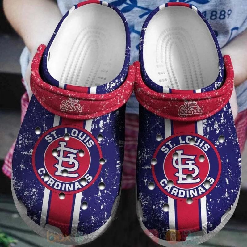 MLB St. Louis Cardinals Crocs Clog Shoes Red Purple For Fans