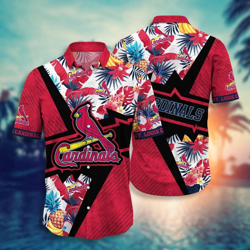 MLB St. Louis Cardinals Hawaiian Shirt Flower Swing Into Sunset For Fans