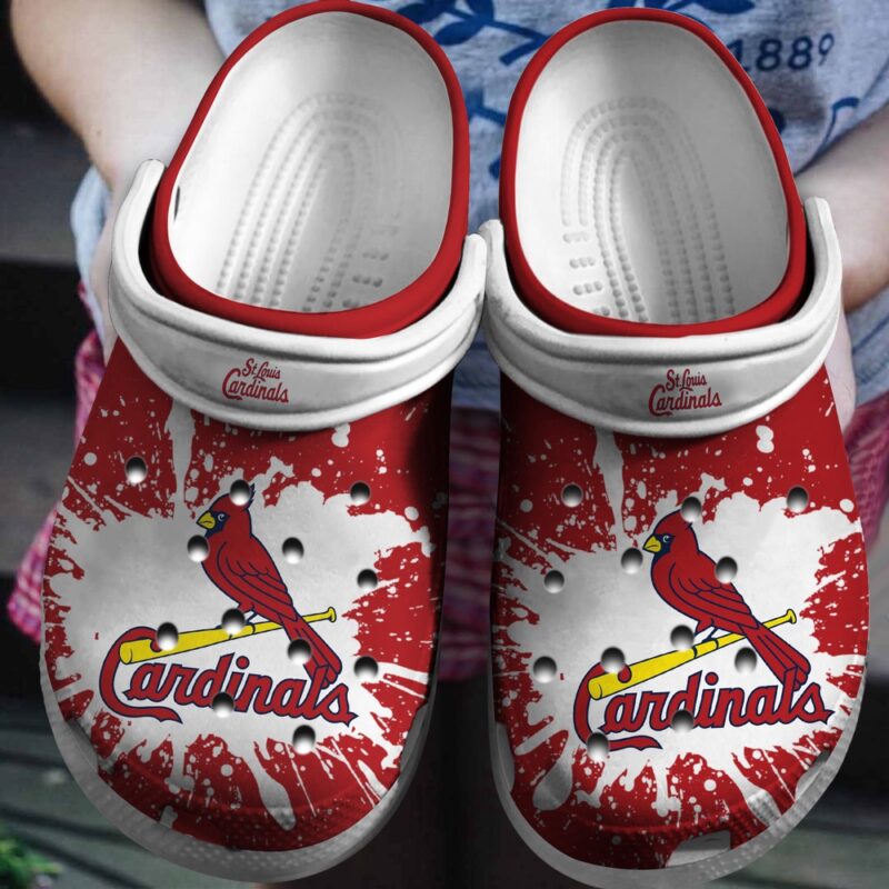 MLB St Louis Cardinals Crocs Clog Red For Fan Baseball