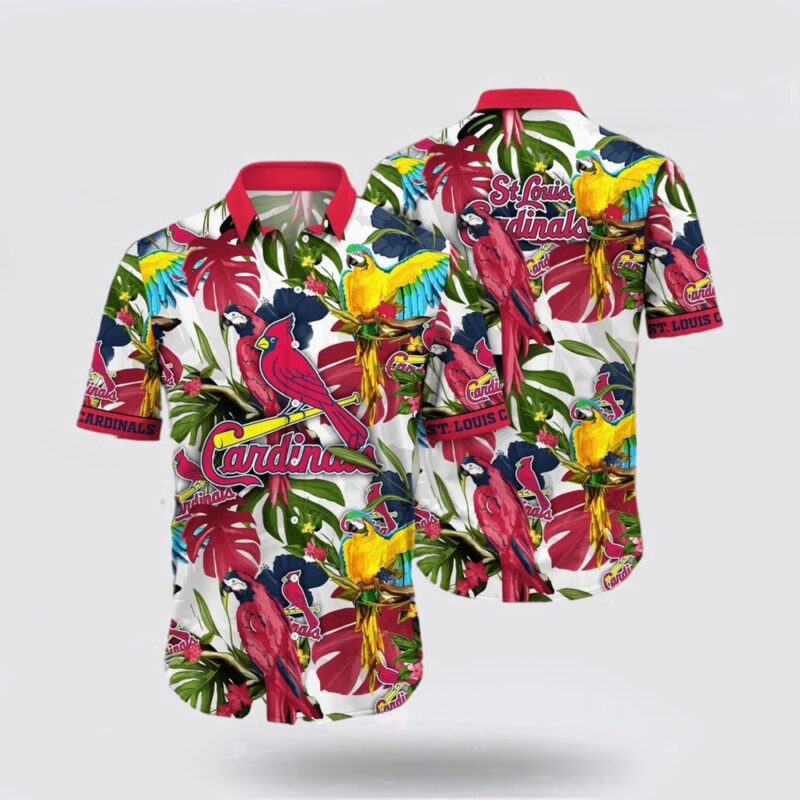 MLB St Louis Cardinals Hawaiian Shirt Chic Coastal Vibes Rock Your Summer With Stylish Outfits For Fans