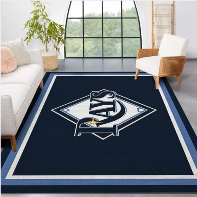 MLB Tampa Bay Rays Area Rug Imperial Spirit Rug Logos Kitchen Rug Home Us Decor