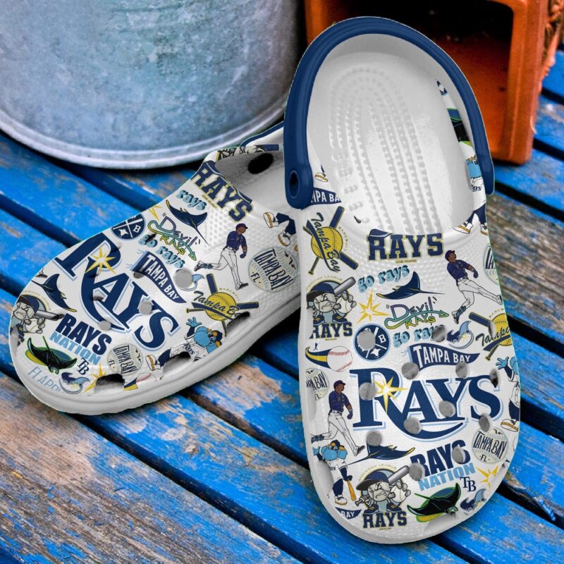 MLB Tampa Bay Rays Crocs Shoes Rays For Men Women And Kids