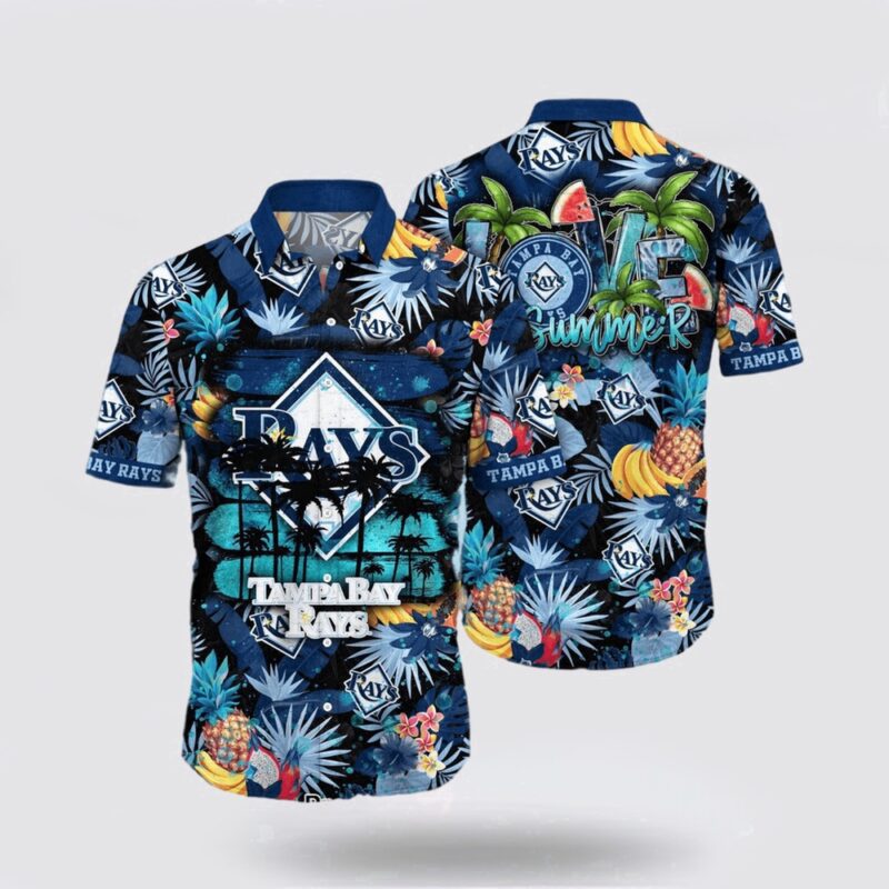 MLB Tampa Bay Rays Hawaiian Shirt Feel The Aloha Spirit With The Charming Coastal Collection For Fans