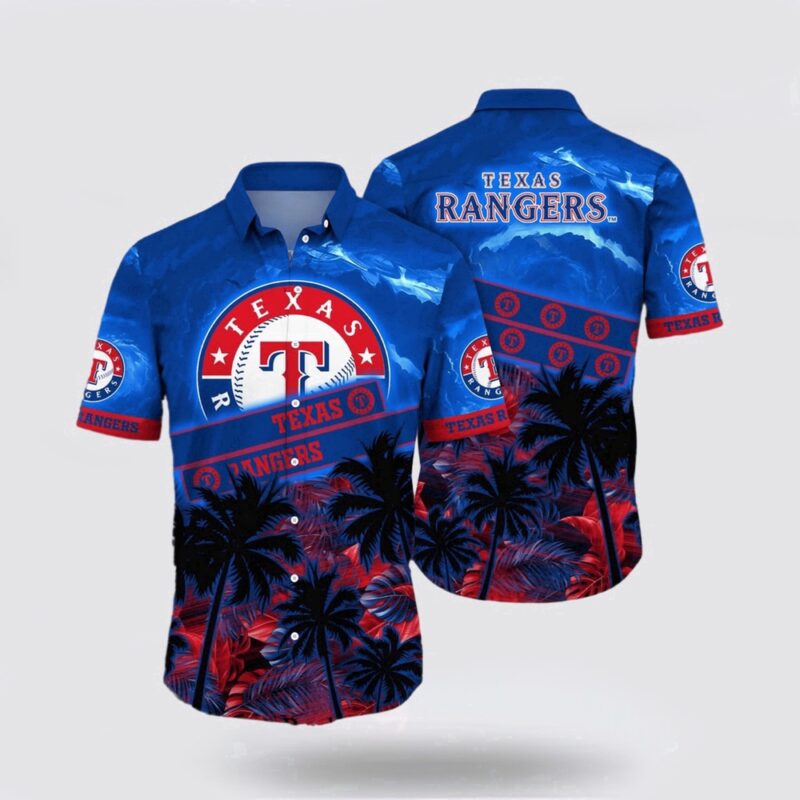 MLB Texas Rangers Hawaiian Shirt Embrace The Energetic Summer With Fashionable For Fans