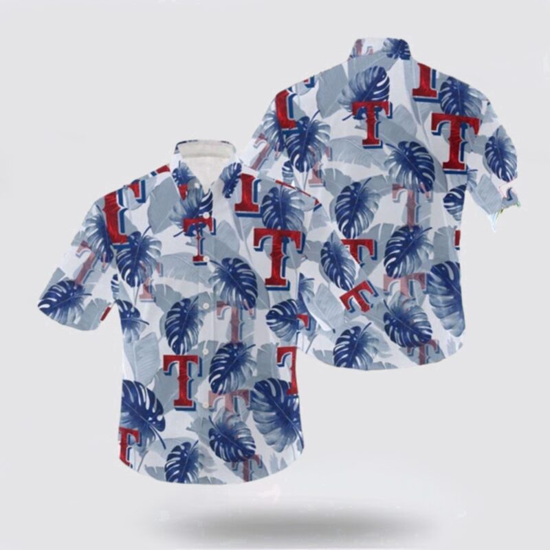 MLB Texas Rangers Hawaiian Shirt Set Your Spirit Free With The Breezy For Fans
