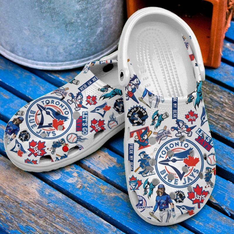 MLB Toronto Blue Jays Crocs Shoes Toronto Blue Jays Merch For Men Women And Kids
