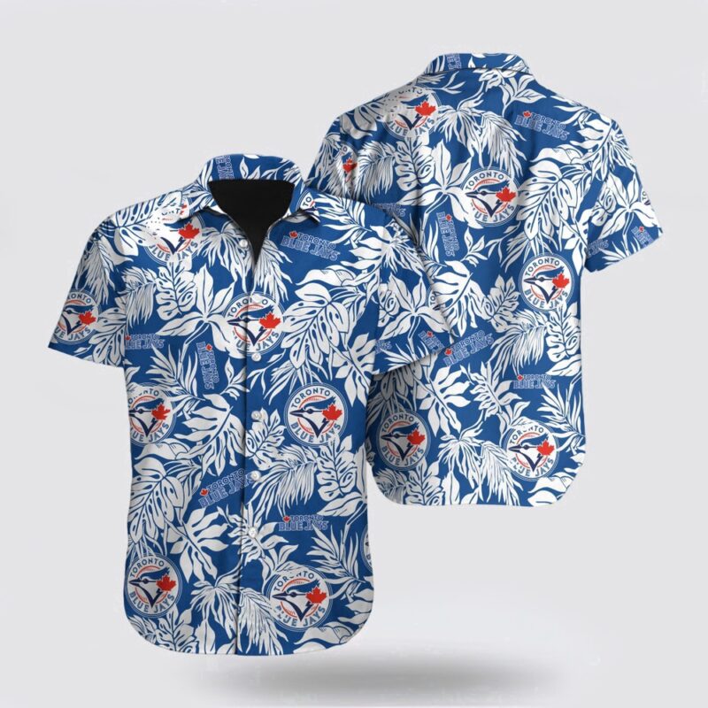 MLB Toronto Blue Jays Hawaiian Shirt Pattern Tropical For Fan MLB